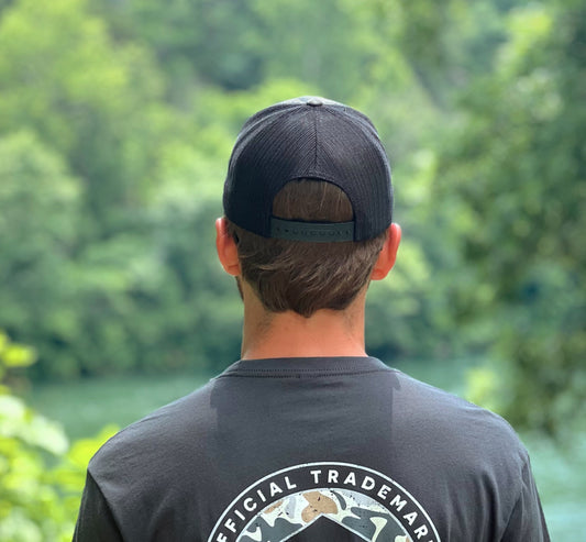 Honey Hole™ Grey Camo Trucker Hat