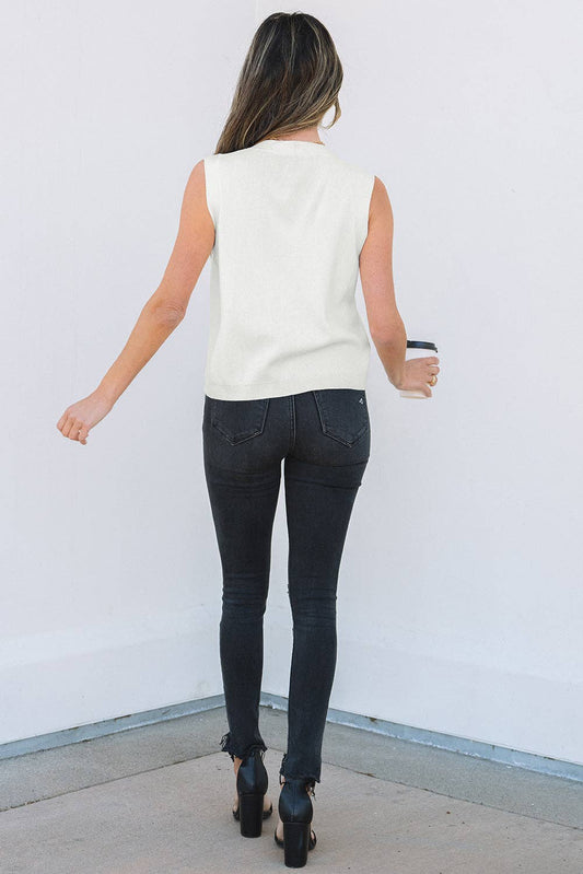 Izabella Buttoned Sweater Vest