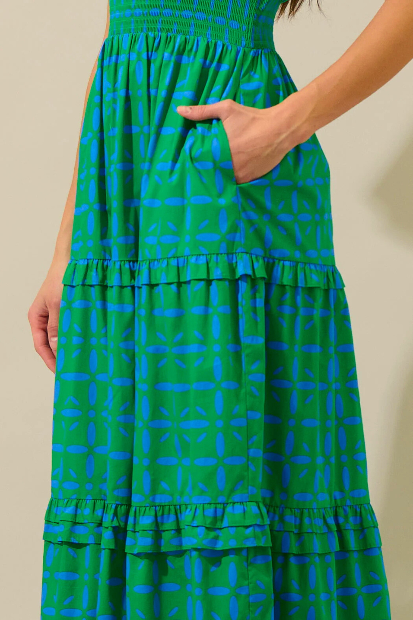 The Emerald Escape Tiered Maxi