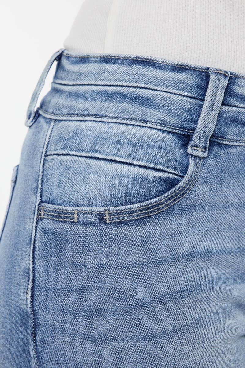 Kan Can Denim | Double Waist Bank Flare Jeans