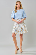Spring Bloom Chiffon Skirt