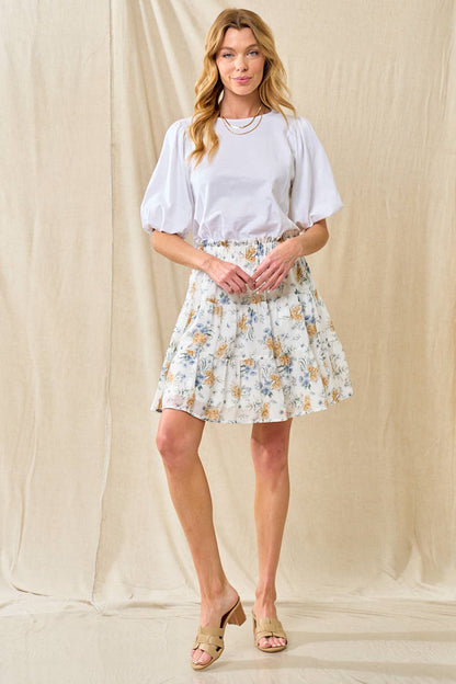 The Blossom Breeze Chiffon Skirt