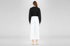 Kan Can Denim | High Rise White Crop Wide Leg Jeans