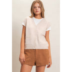 Collins Button Front Sweater Vest