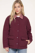 The Merlot Quilted Jacket