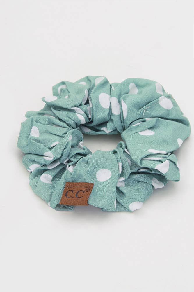 C.C Polka Dot Scrunchie