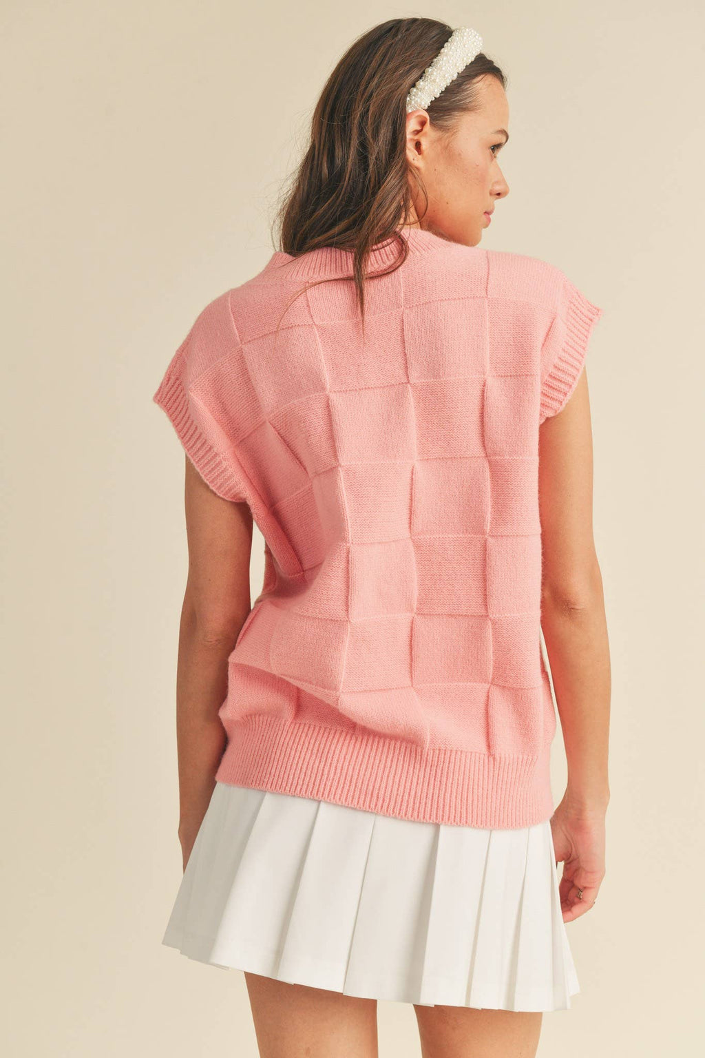 Sunset Textured Knit Sweater Top
