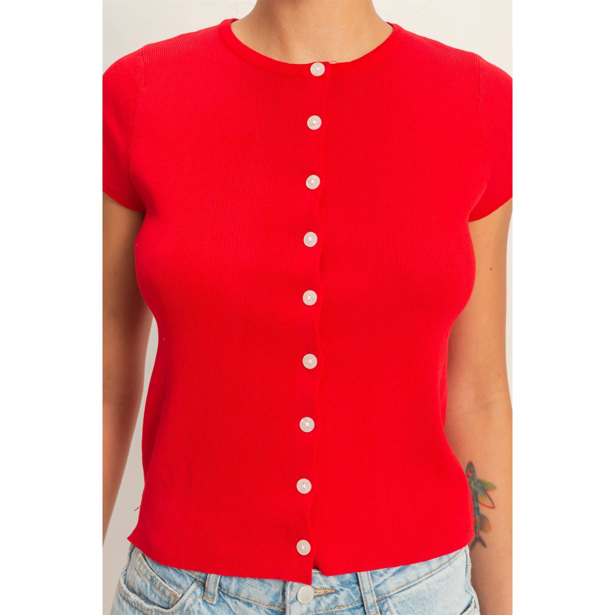 Sommer Button Top