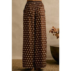 Cocoa Dot Wide Leg Pants
