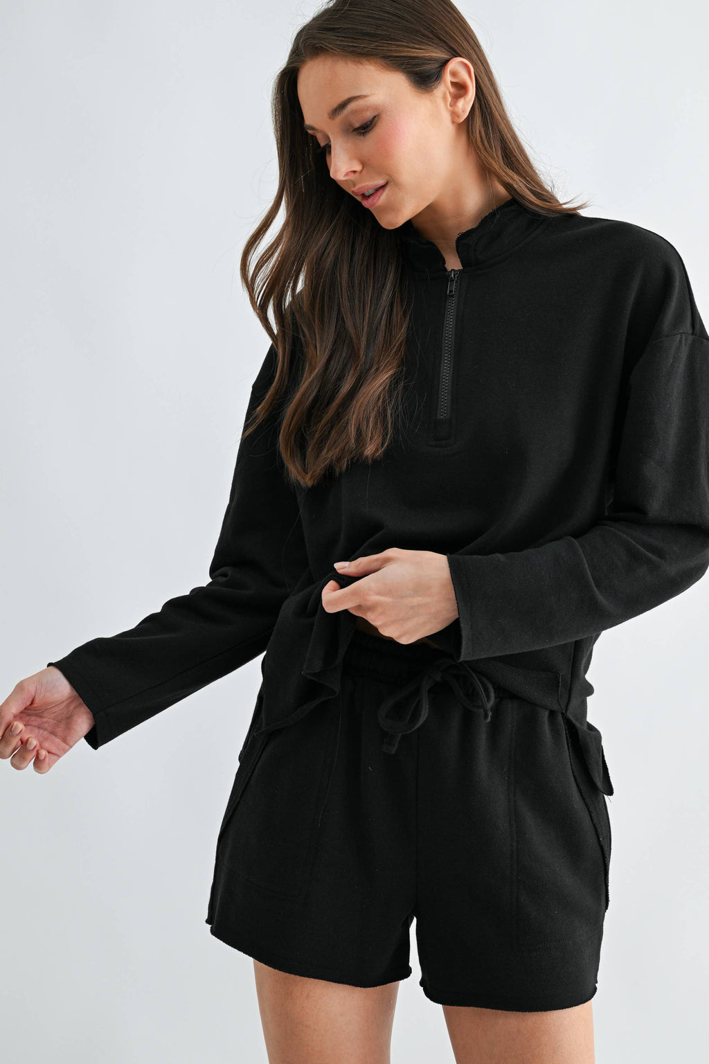 Off Duty Half-Zip Set