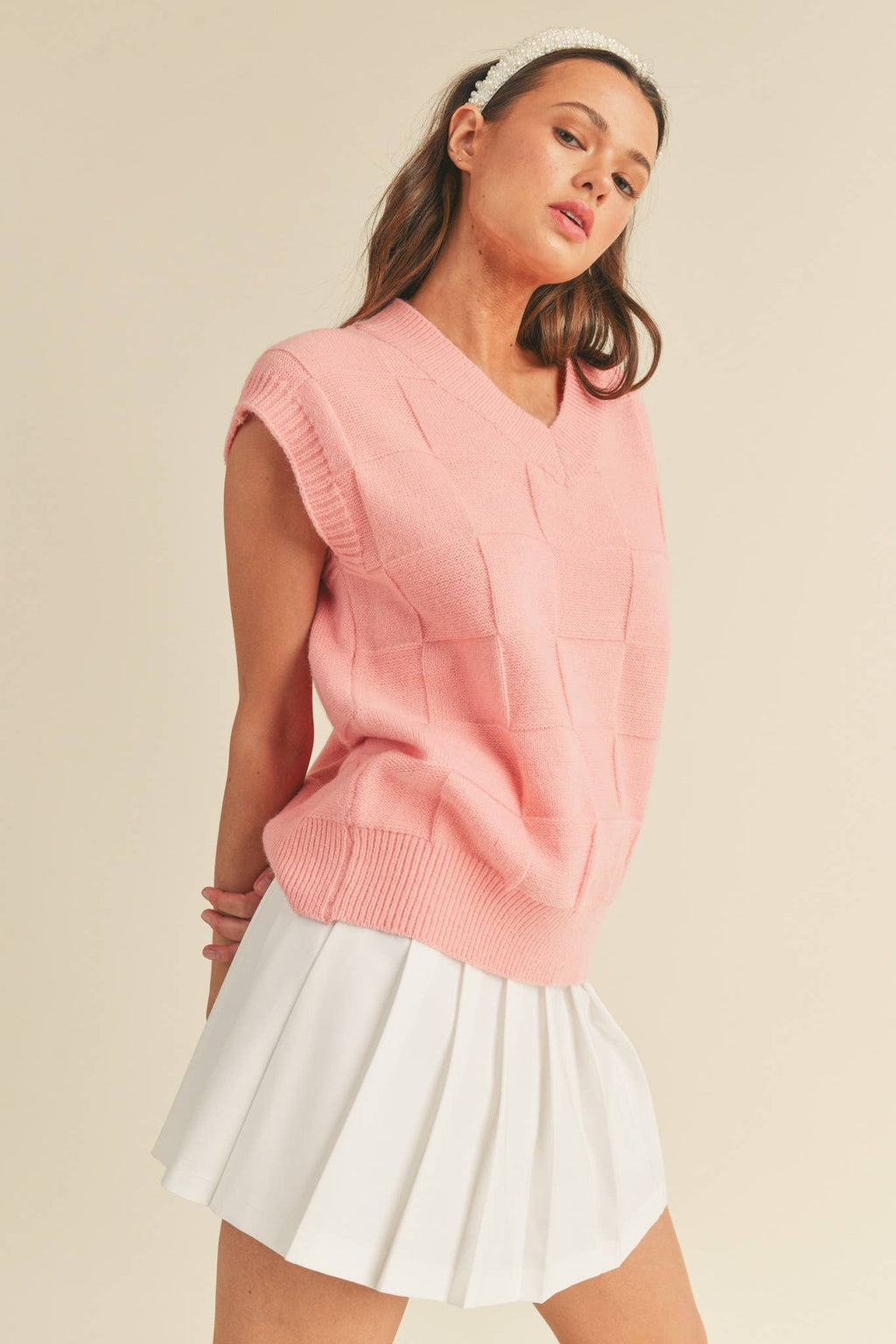 Sunset Textured Knit Sweater Top