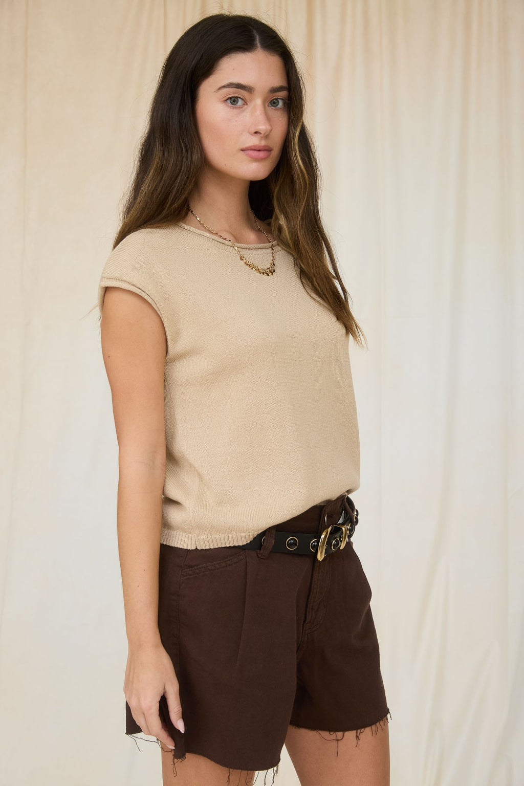 Sandstone Knit Tank