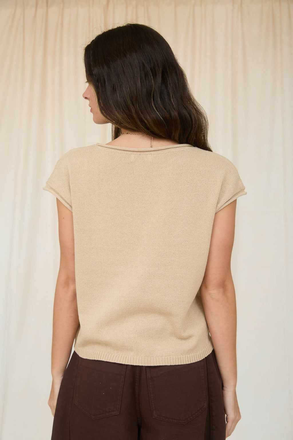 Sandstone Knit Tank