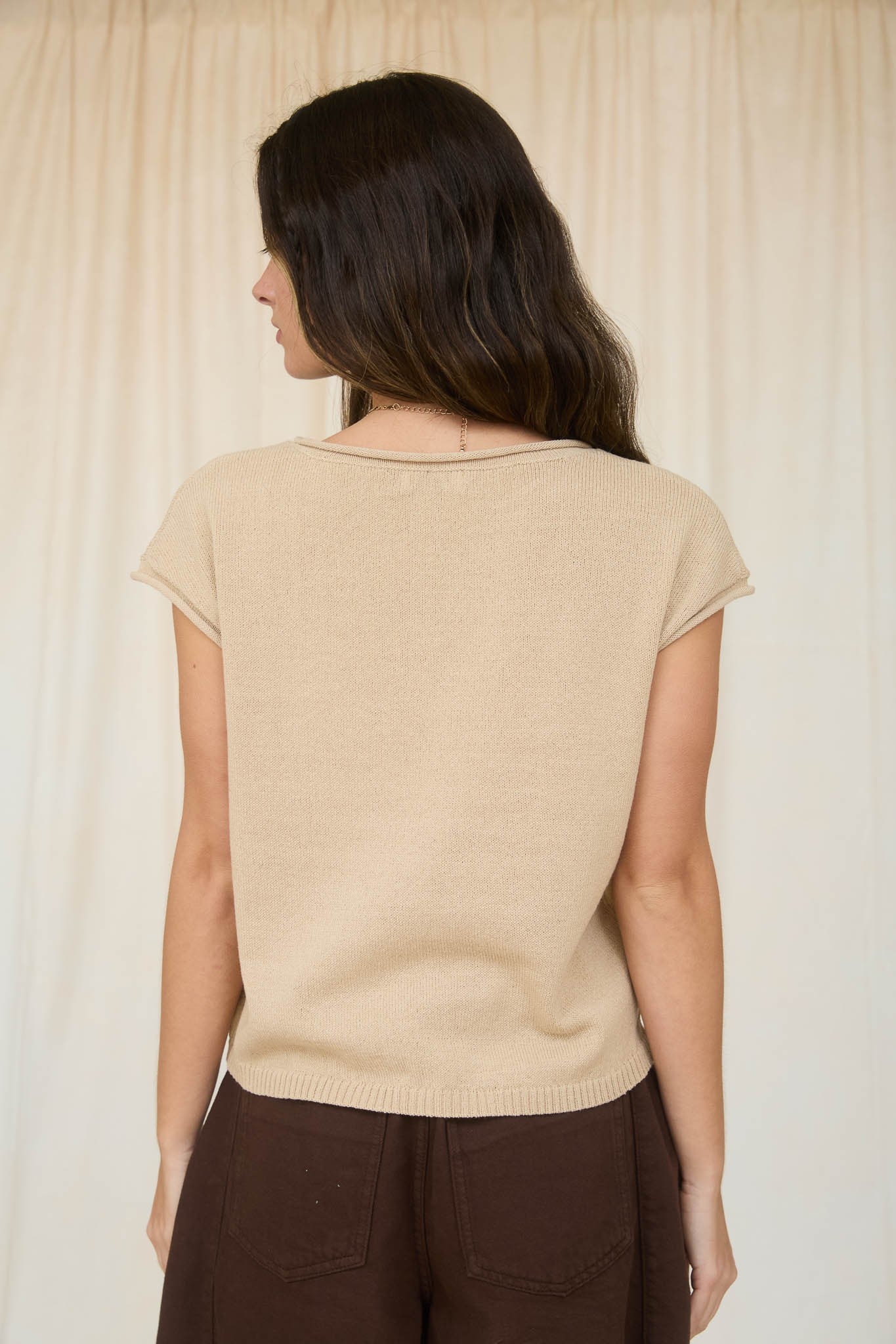 Sandstone Knit Tank