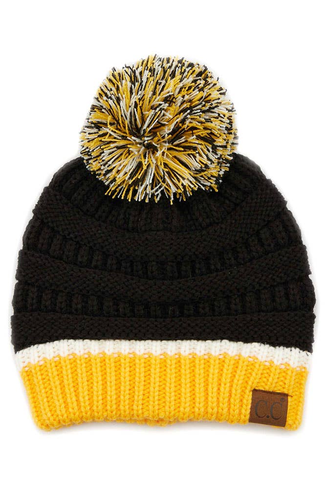 C.C Team Colors Pom Beanie