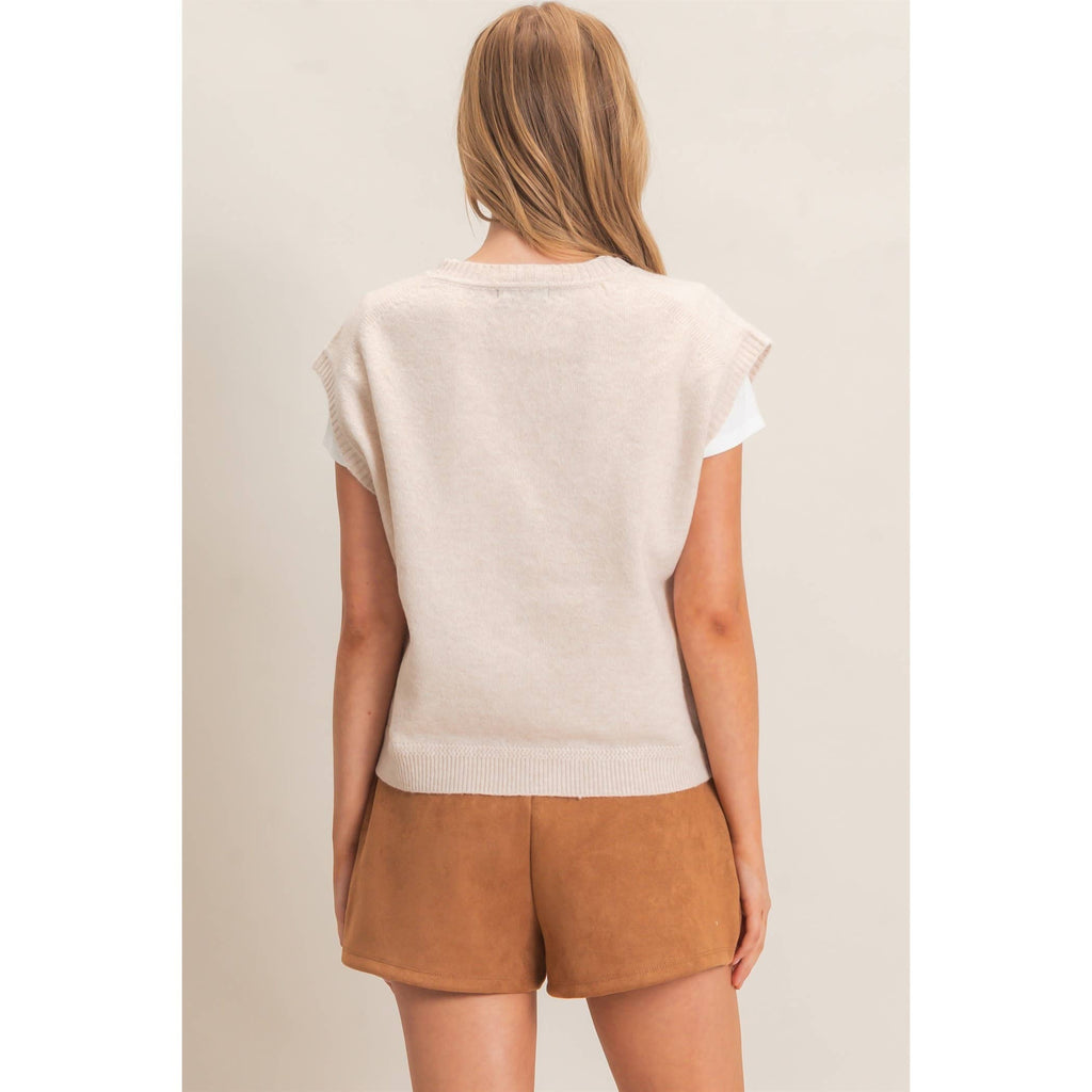 Collins Button Front Sweater Vest