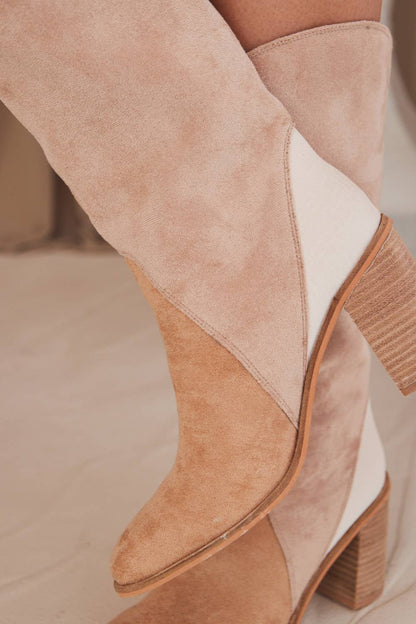 Kristin Three-Tone Tall Boot