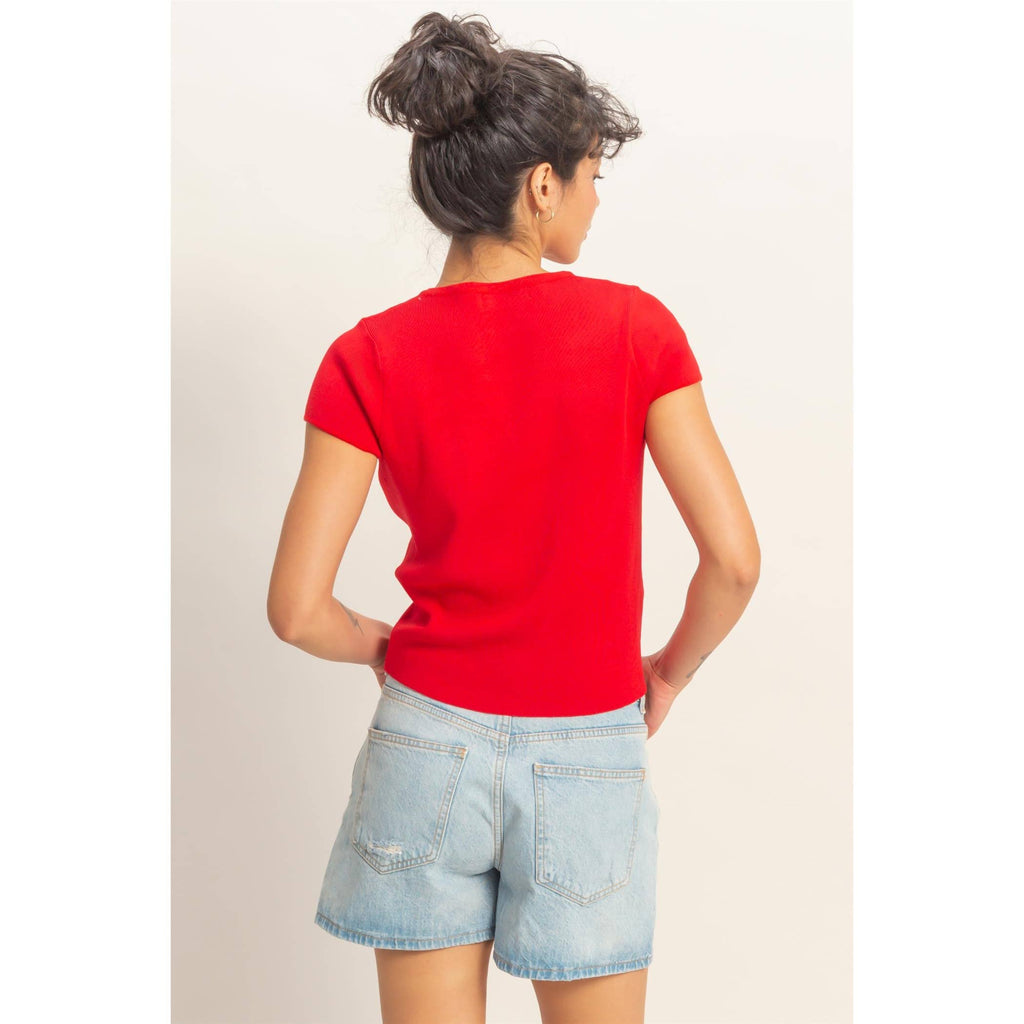 Sommer Button Top