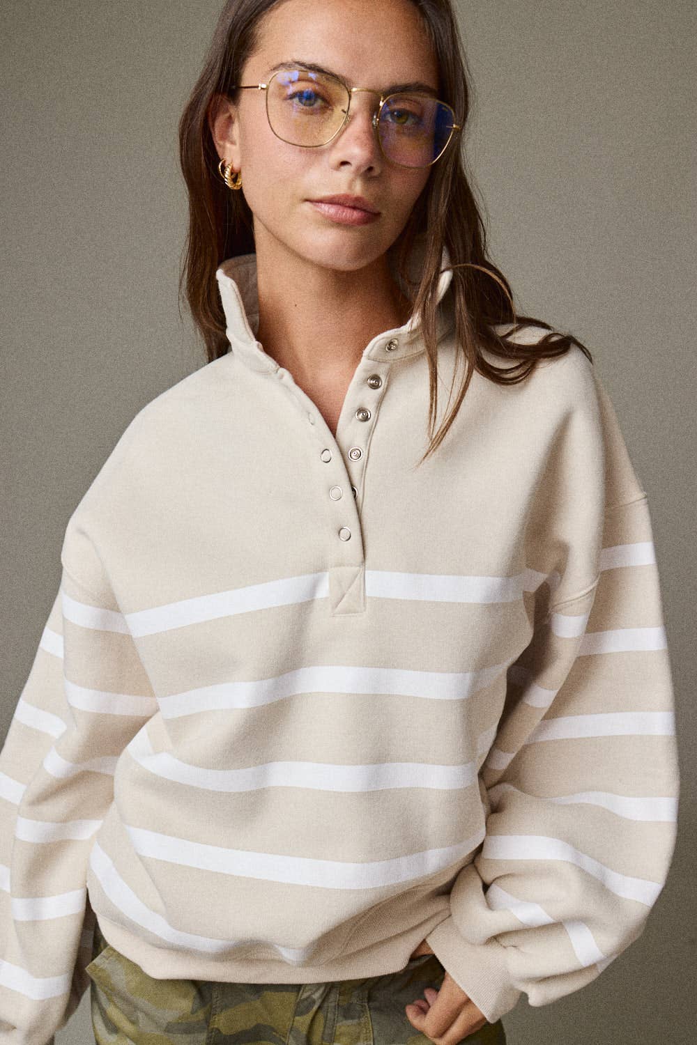 Addison Stripe Pullover