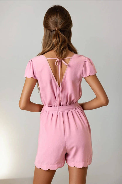 The Stella Scallop Romper