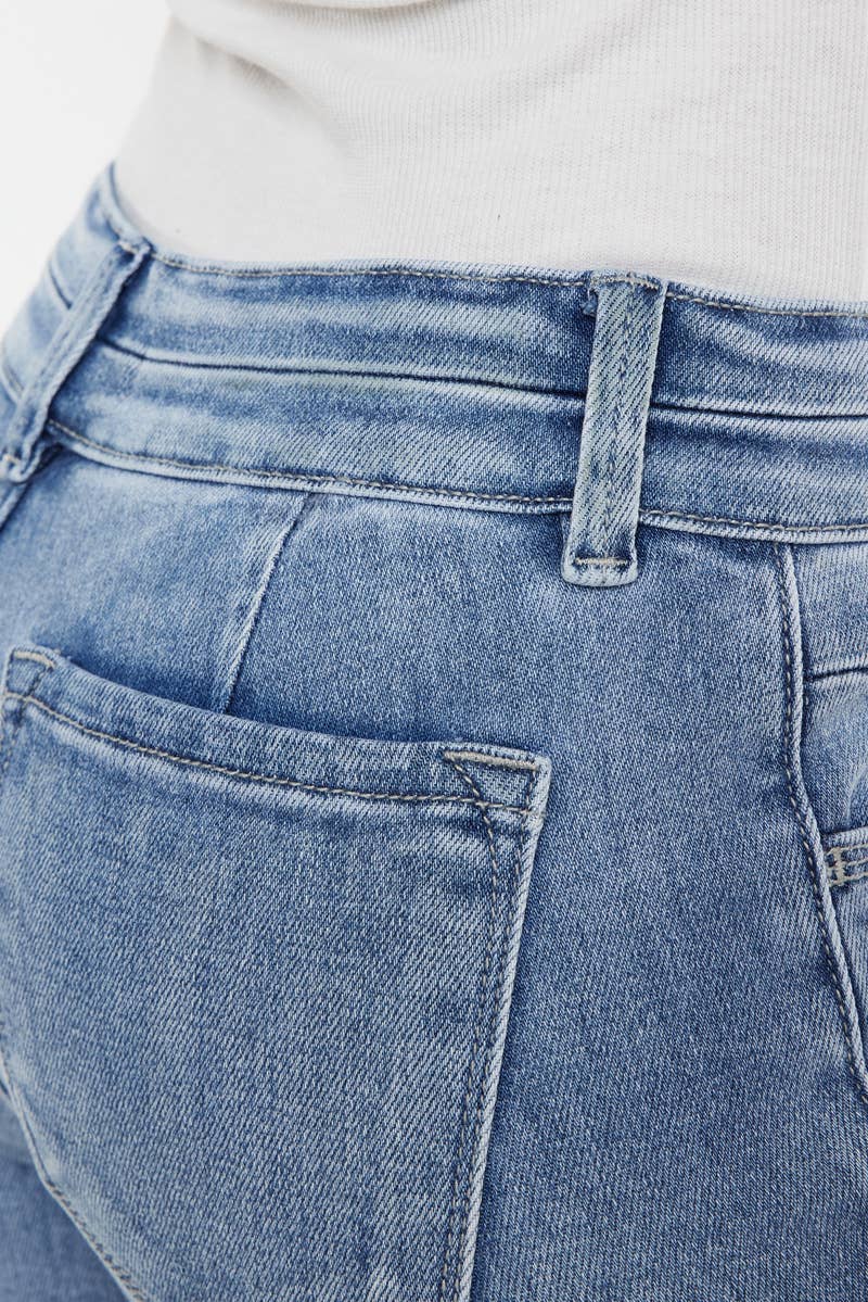 Kan Can Denim | Double Waist Band Flare Jeans