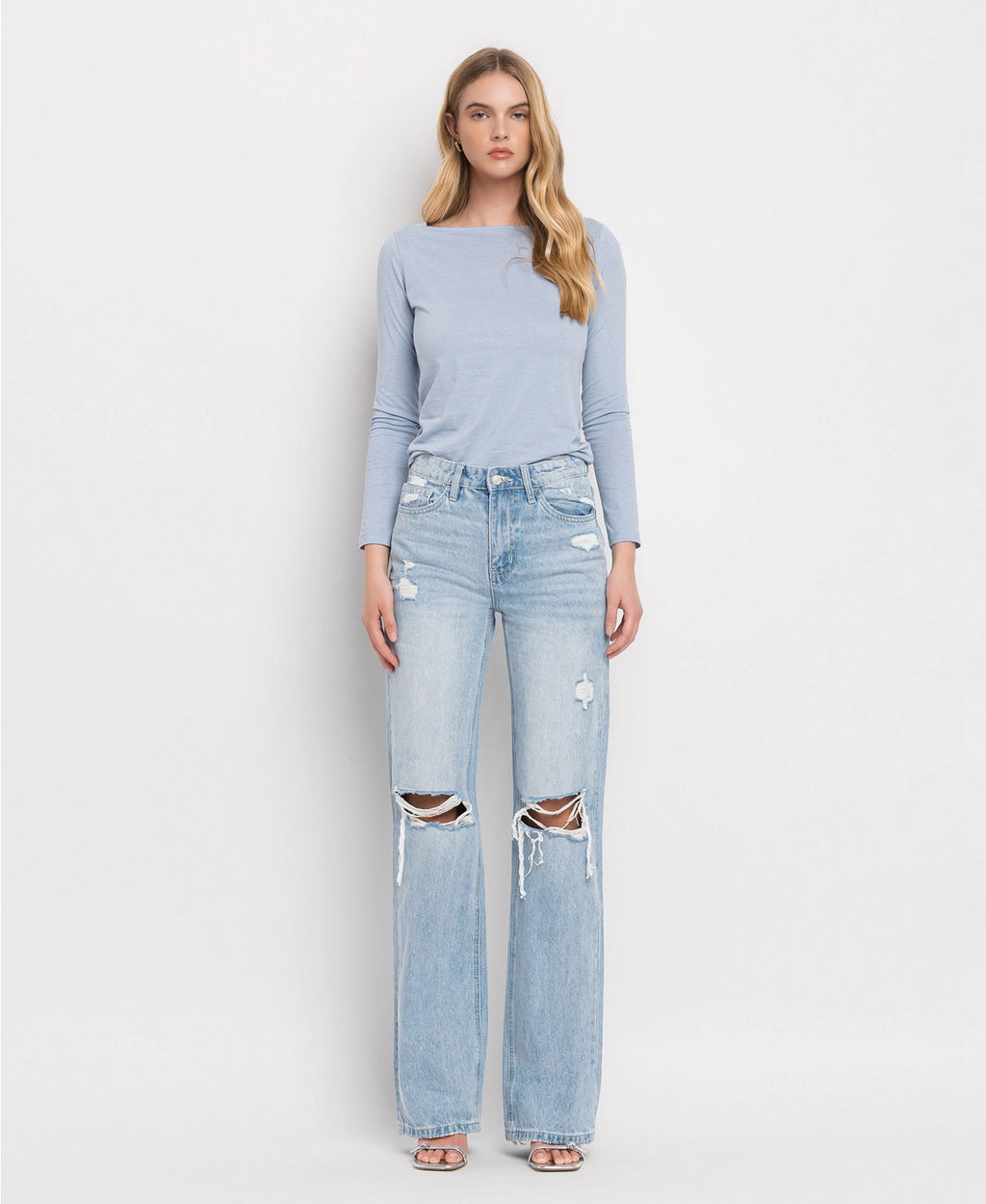 Vervet by Flying Monkey | 90s Vintage Super High Rise Flare Jeans