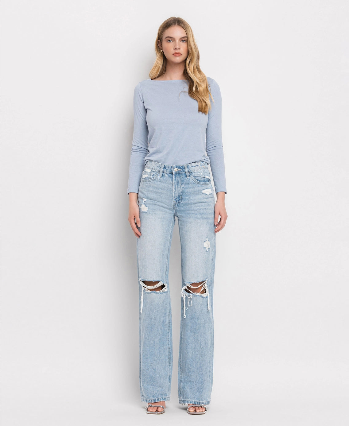 Vervet by Flying Monkey | 90s Vintage Super High Rise Flare Jeans