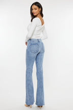 Kan Can Denim | Double Waist Band Flare Jeans