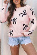 Pink Promises Bow Sweater
