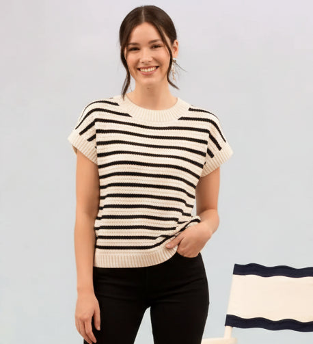 Cara Stripe Sweater