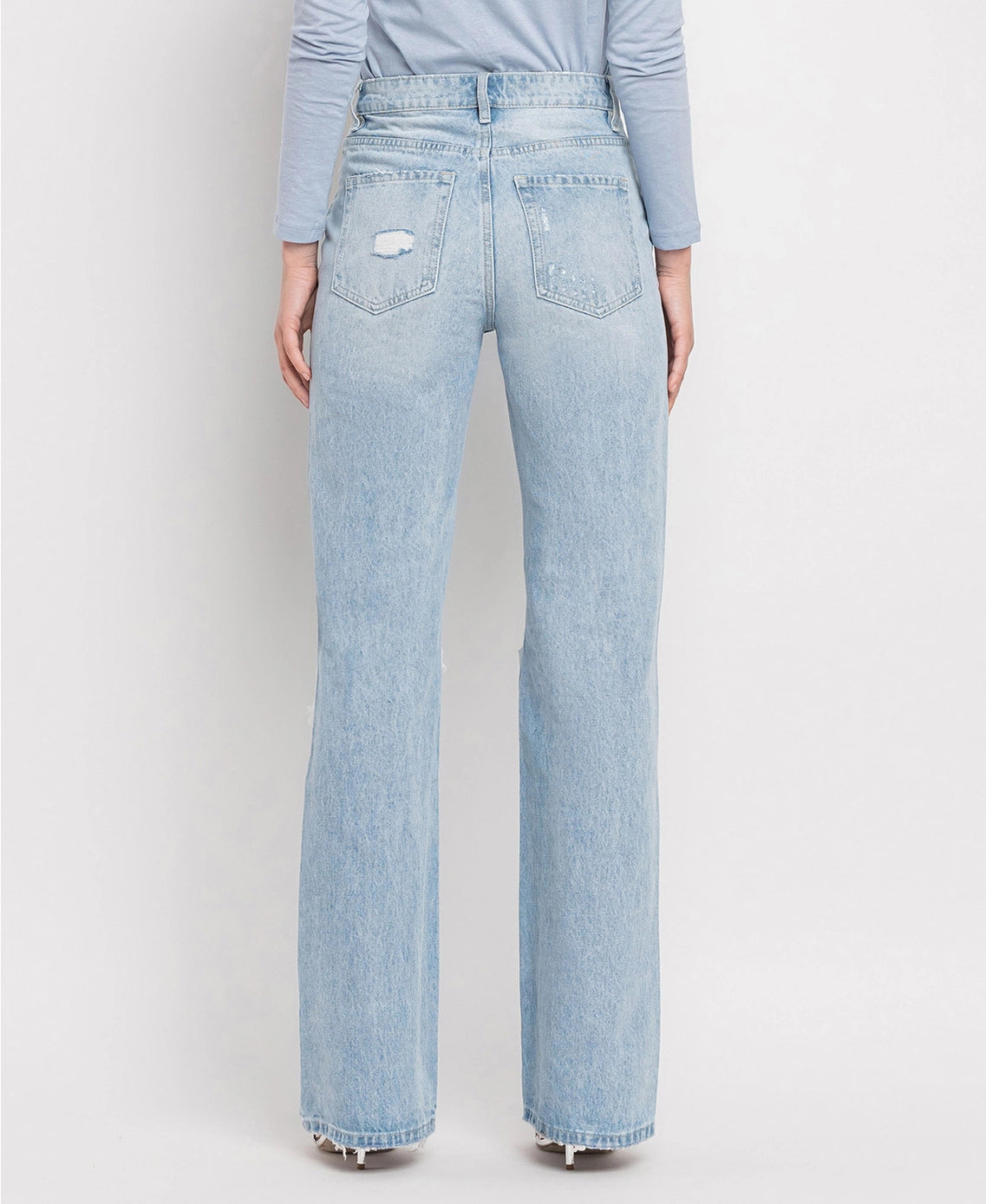 Vervet by Flying Monkey | 90s Vintage Super High Rise Flare Jeans