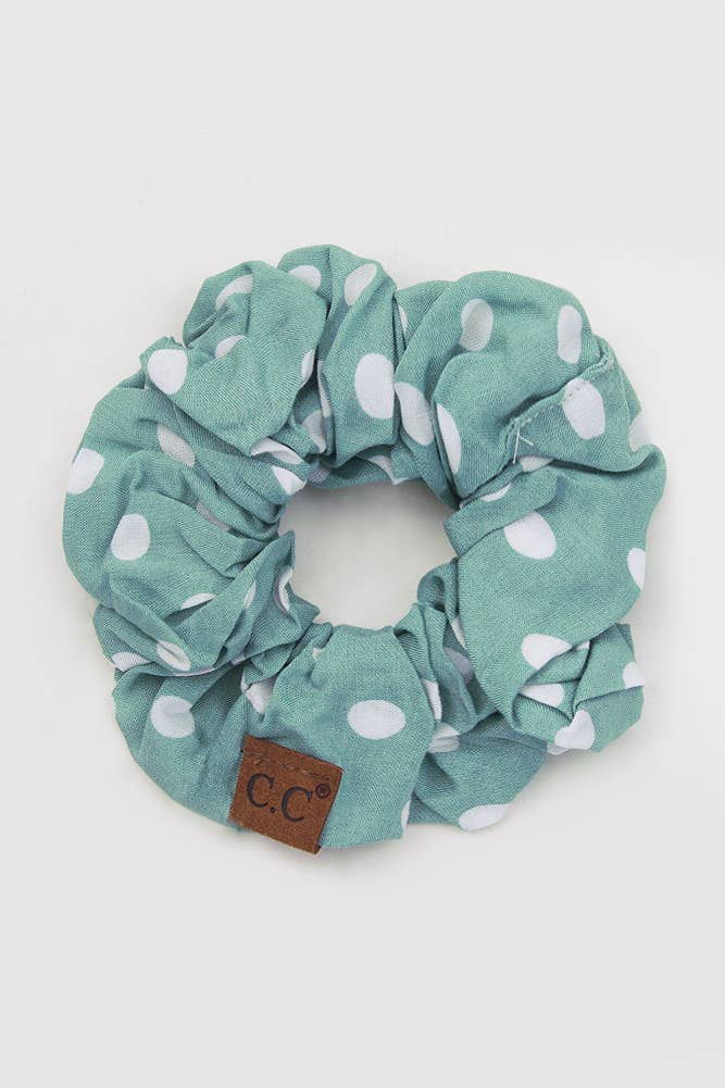 C.C Polka Dot Scrunchie