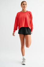 Crescent Open Back Tee