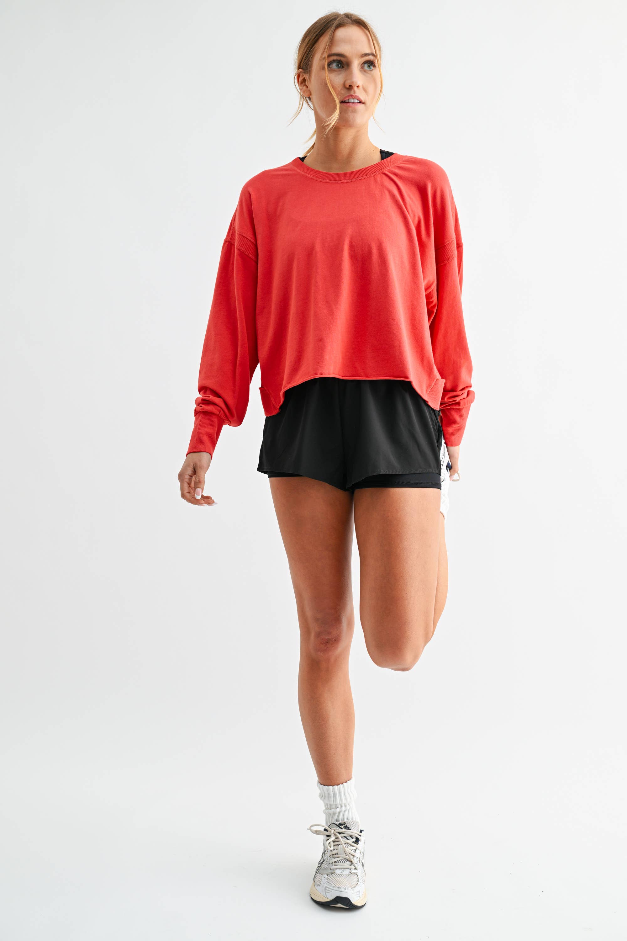 Crescent Open Back Tee