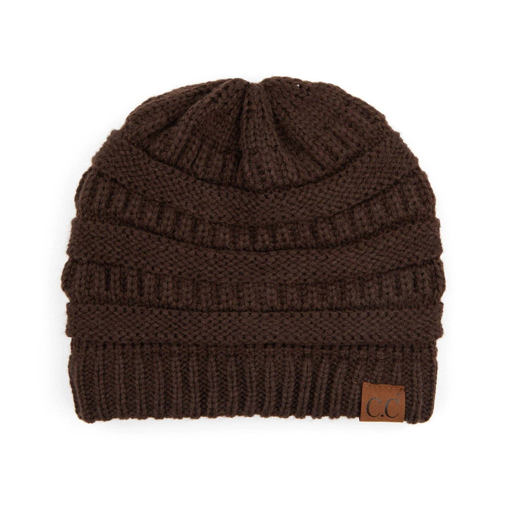 C.C Classic Cable Knit Beanie
