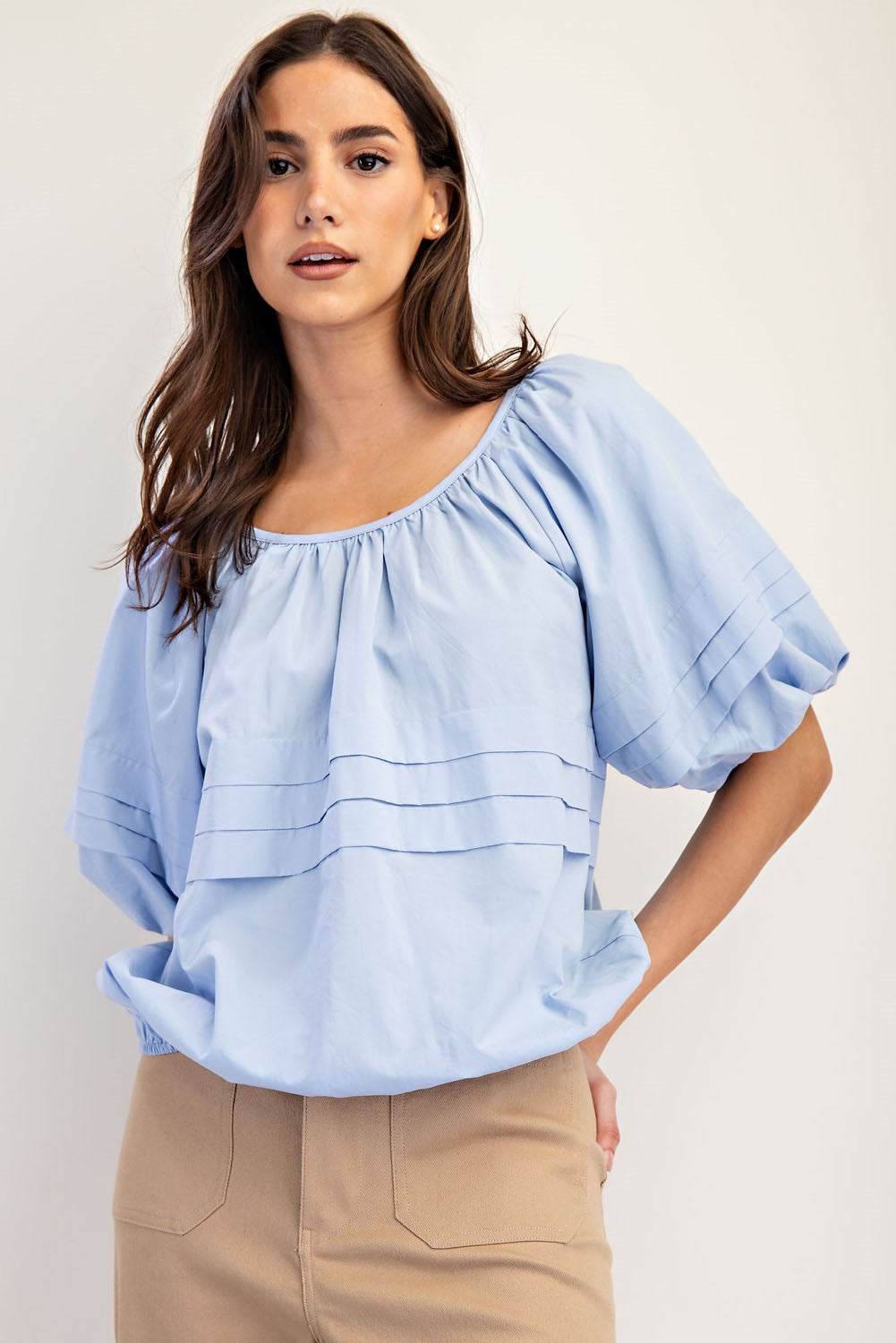 Graceful Moments Pleated Top