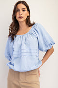 Graceful Moments Pleated Top
