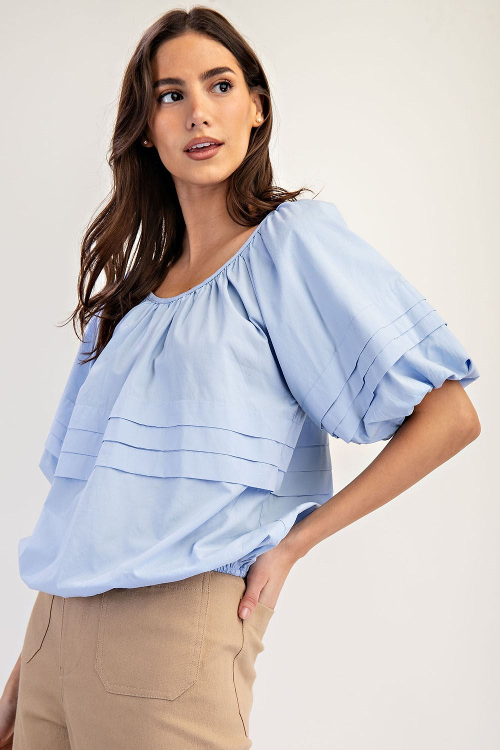 Graceful Moments Pleated Top