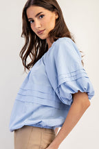 Graceful Moments Pleated Top