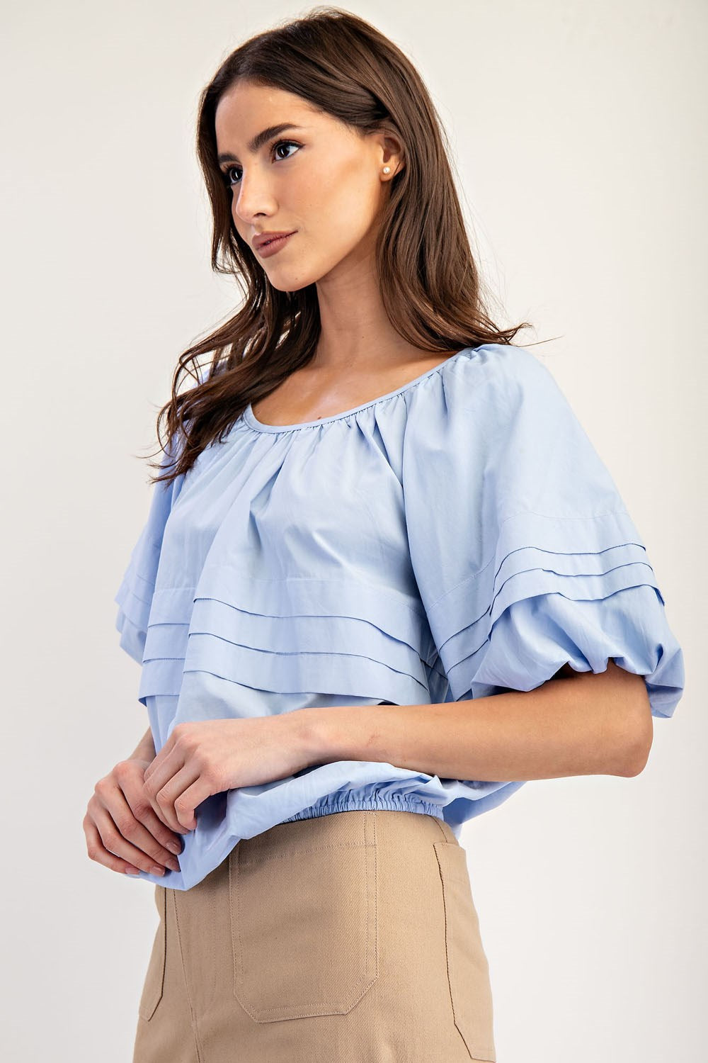 Graceful Moments Pleated Top