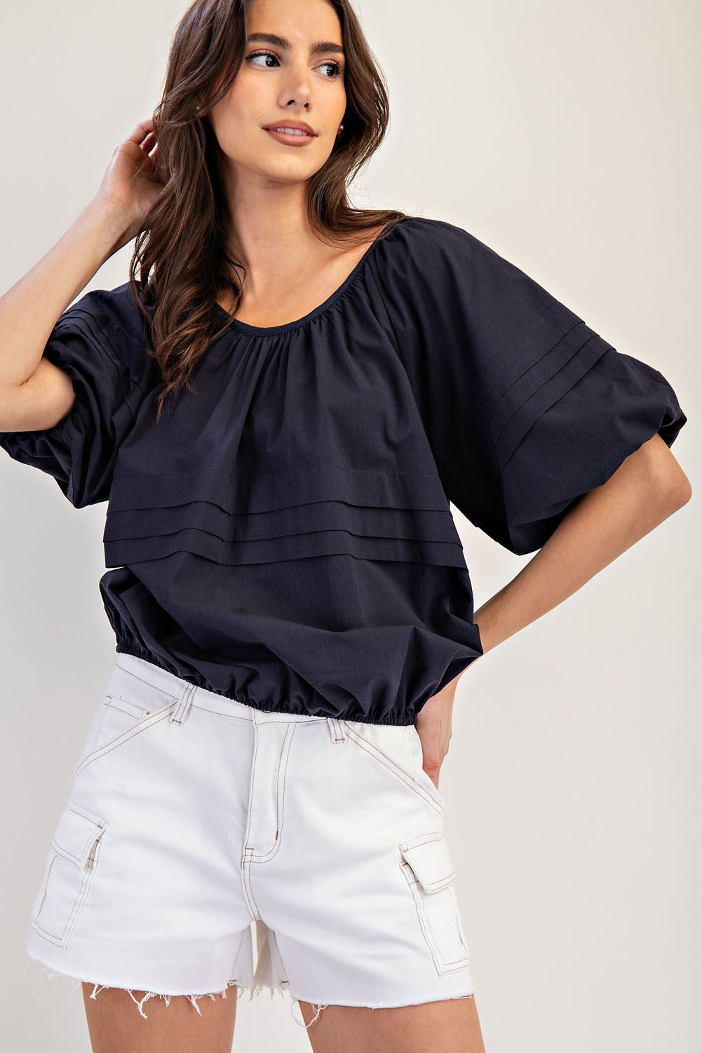 Graceful Moments Pleated Top