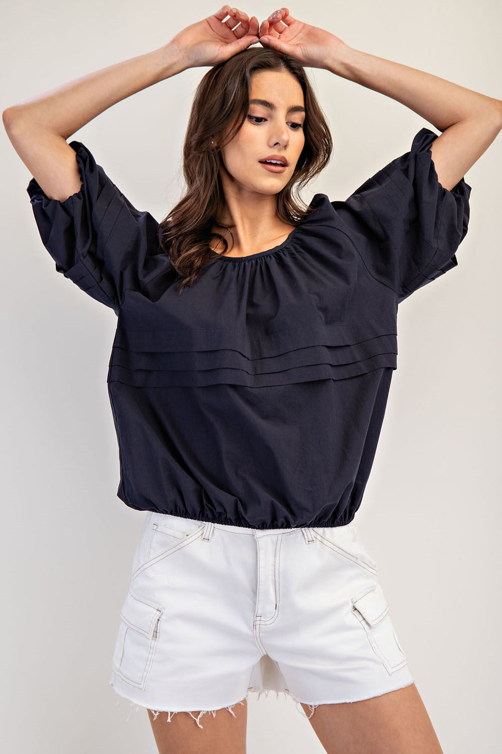 Graceful Moments Pleated Top