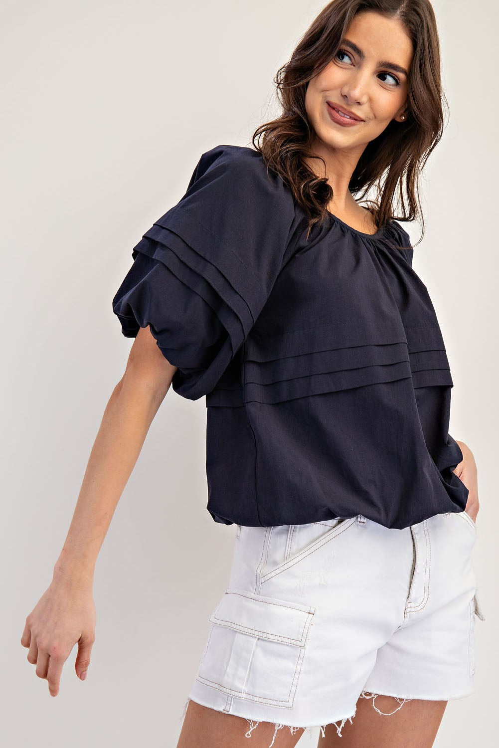Graceful Moments Pleated Top