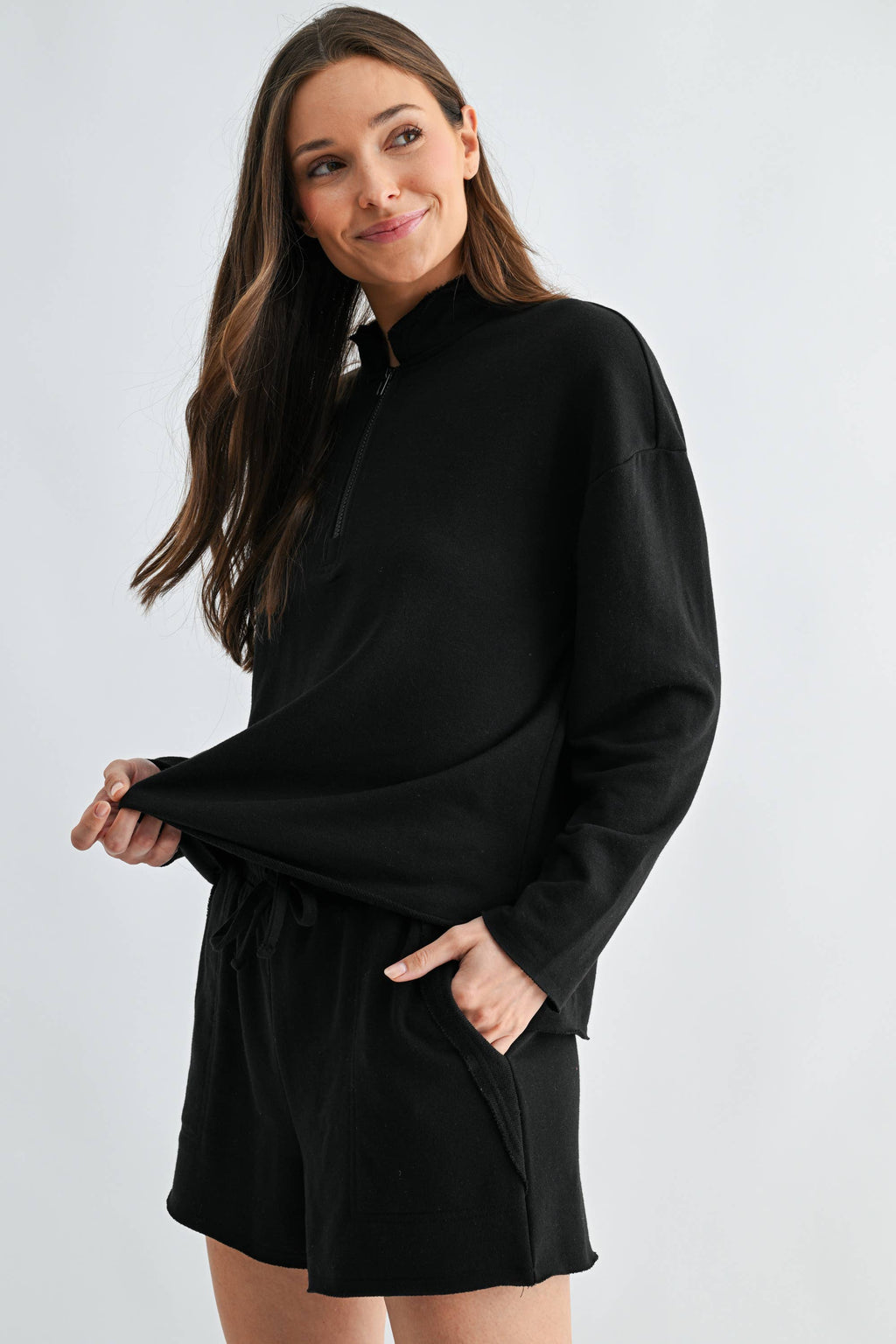 Off Duty Half-Zip Set