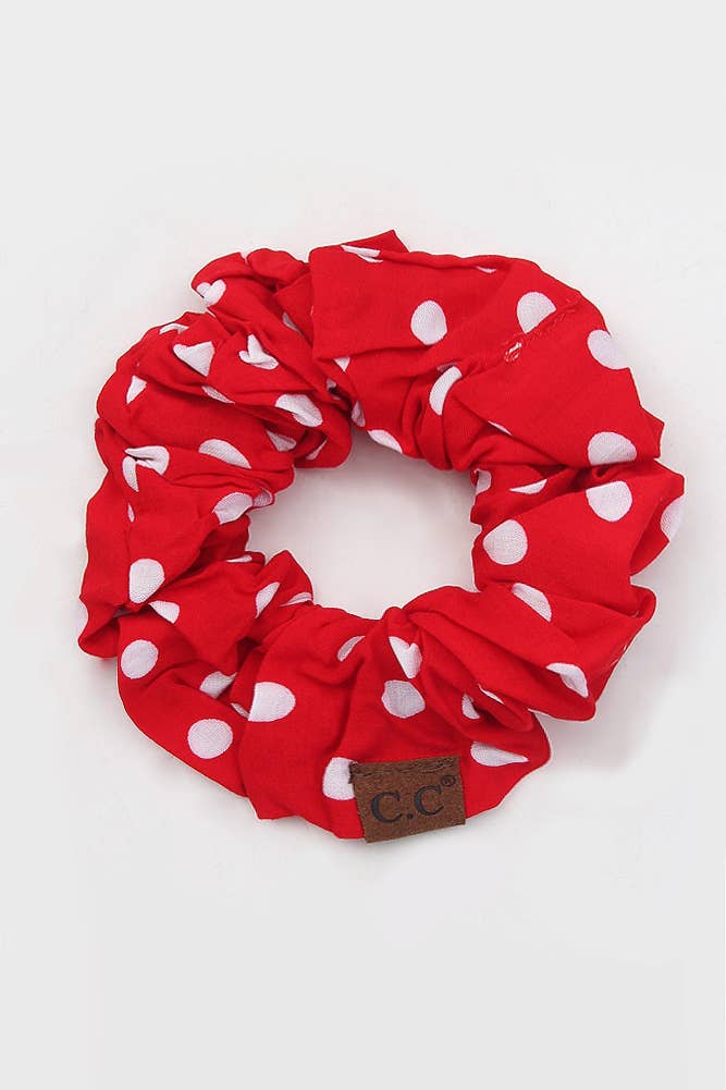 C.C Polka Dot Scrunchie