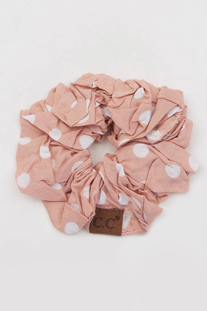 C.C Polka Dot Scrunchie