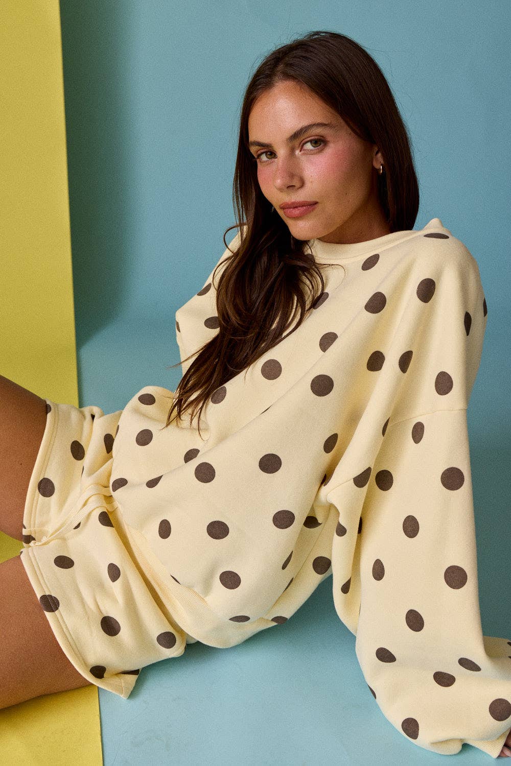 Dottie in Yellow Polka Dot Set