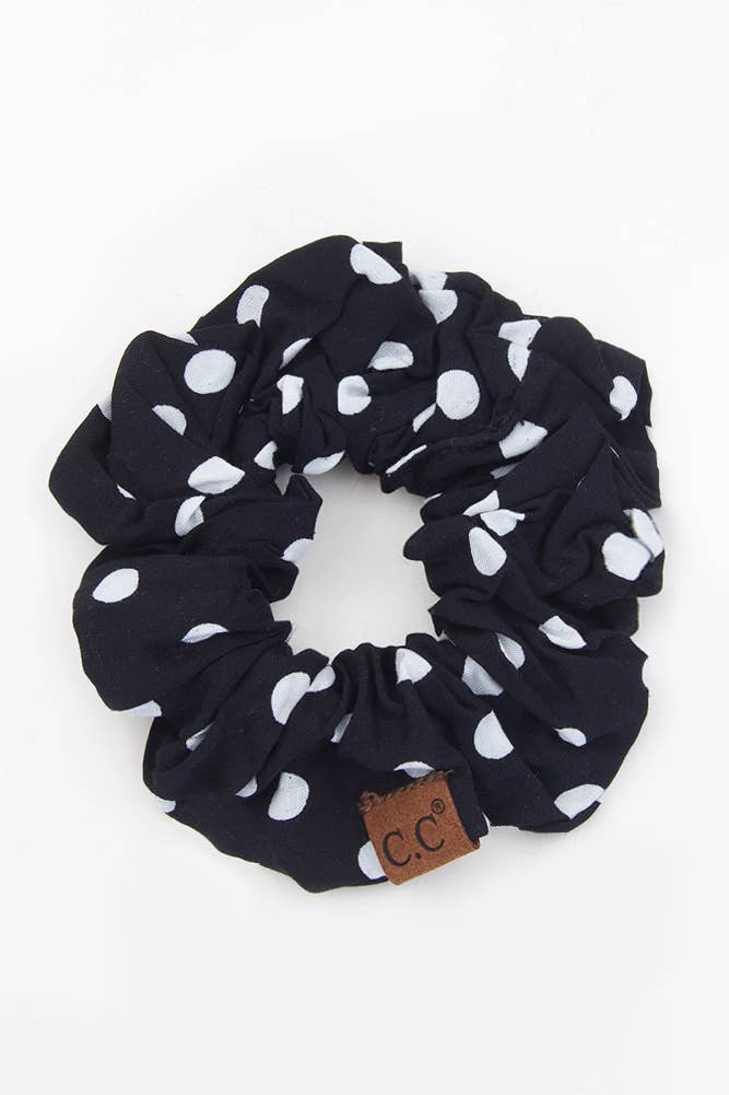 C.C Polka Dot Scrunchie
