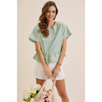 Sweet Breeze Babydoll Top