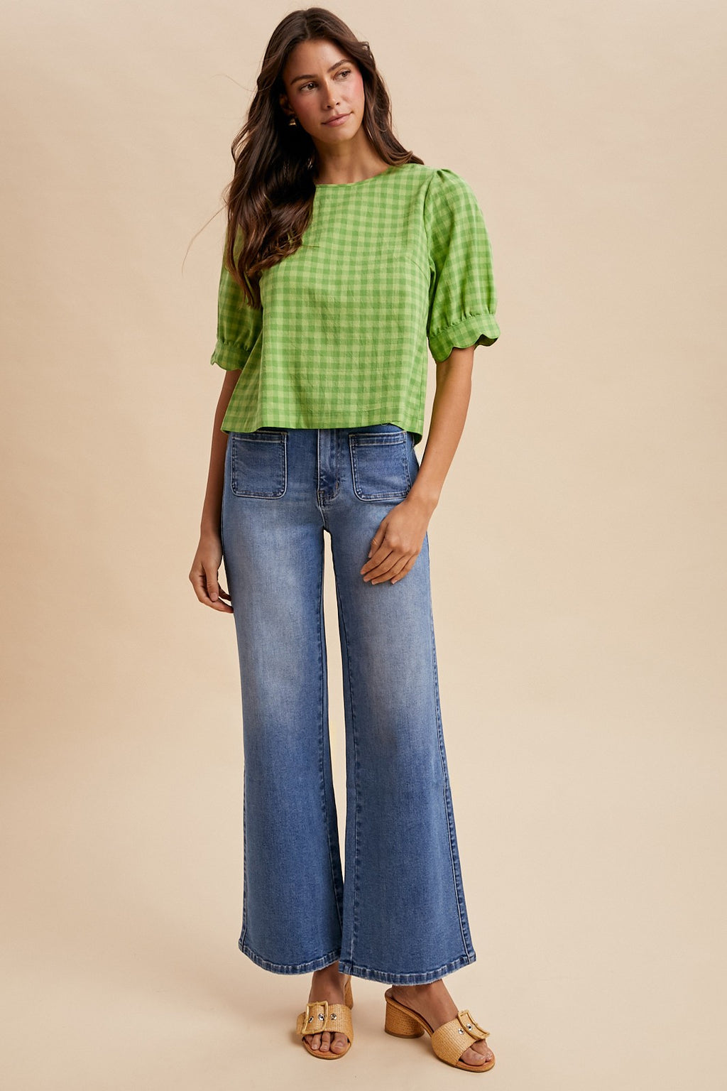 Madison High Rise Wide Flare Jeans